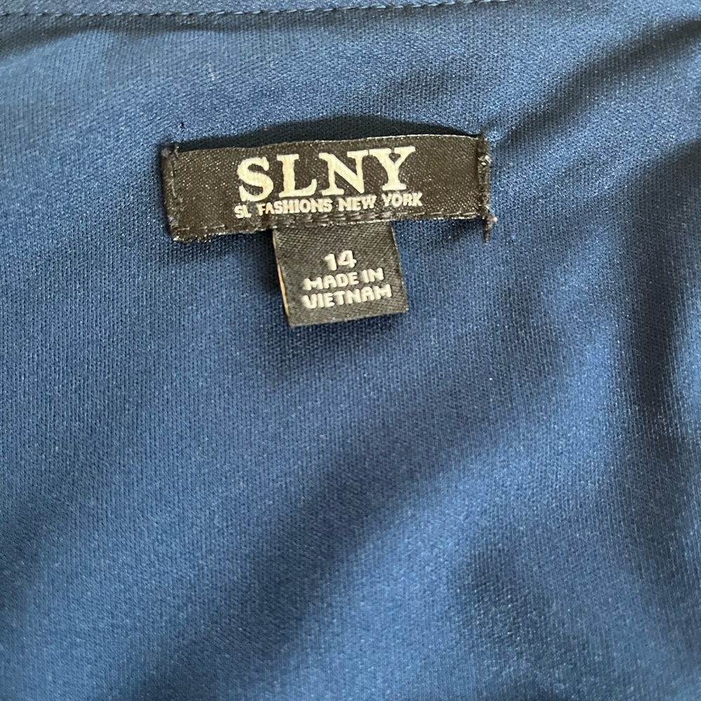 SLNY Evening Dress  Size 14 - Picture 9 of 10